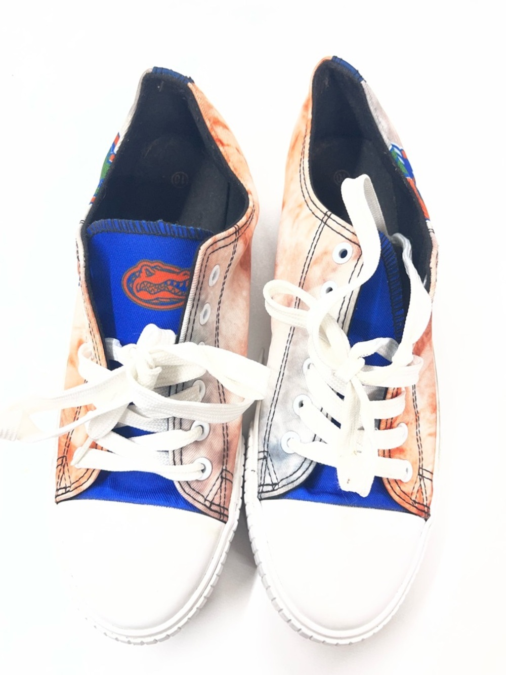 Florida Gators Blue & Orange Low-Top‎ Canvas Sneakers